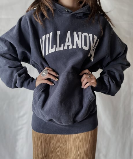 【USED】  Champion Reverse Weave Hoodie VILLANOVA/210902-015
