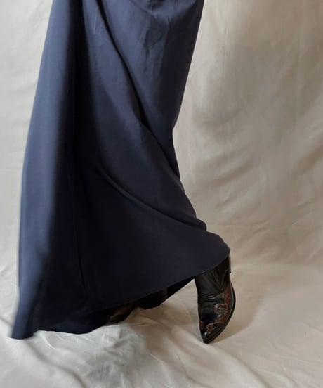 【USED】 Poly Long Skirt②/20210819-017