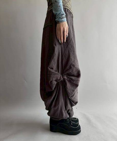 【USED】 Wide Sarouel Pants / 251018-014