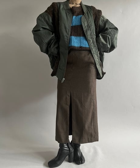 【RE;CIRCLE】 RE MA-1 Alan Docking Jacket Black / 241219-007