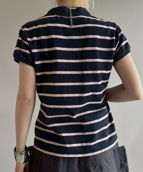 【USED】 Ralph Lauren Boarder Polo Shirt / 260509-001