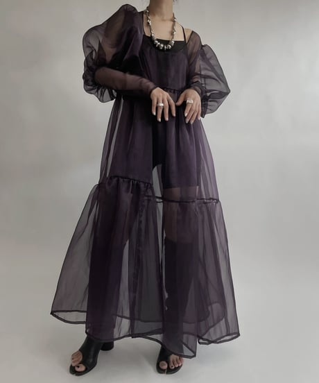 【RE;CIRCLE】 RE Sheer Purple One-piece / 220721-001