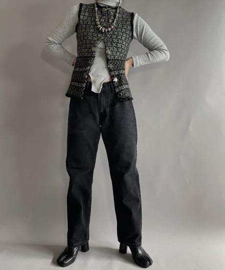 【USED】  Wool Knit Vest / 221029-011