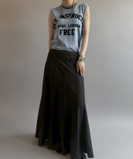 【USED】 Cut Off Sleeve T-Shirt / 260523-012