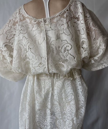 【RE;CIRCLE】  RE Lace L/S One-piece/20210819-047