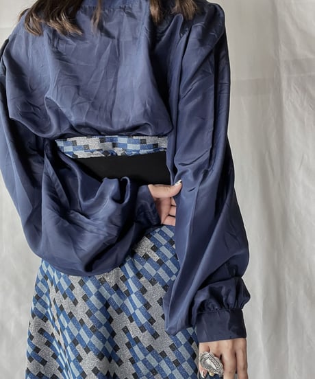 【USED】  Poly L/S Blouse/210921-025