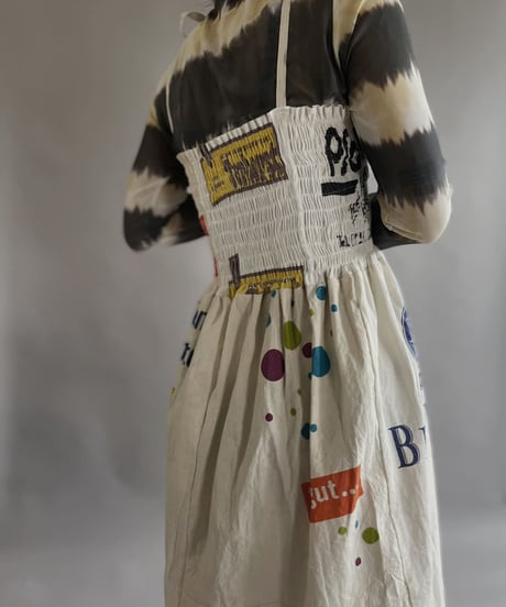 【RE;CIRCLE】RE Eco-Friendly Bag Shirring One-piece / 230327-019