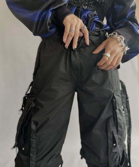 【USED】  Techino Pants Black / 221001-025