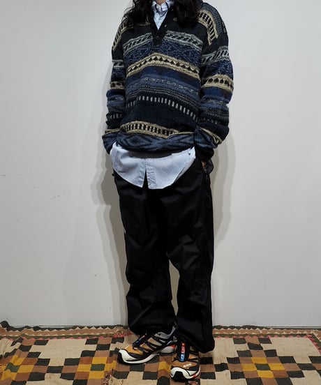 【USED】  Patterned Knit Top /240205-007