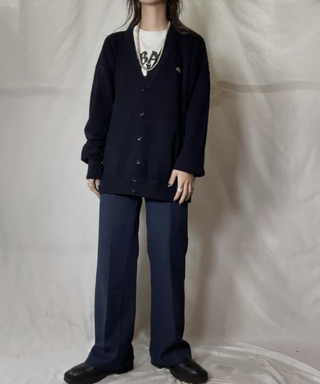 【USED】 LACOSTE Acrylic Knit Cardigan  ⑧ / 220111-009