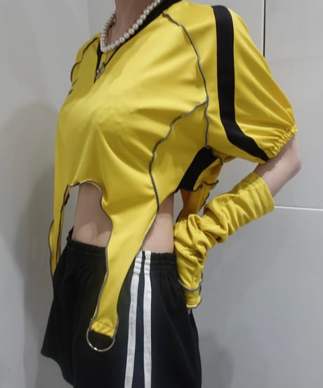 【RE;CIRCLE】 RE Mellow S/S Game Shirt Top + Arm / 250529-014