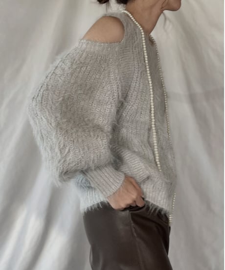 【USED】    Mohair Knit Top/211216-012
