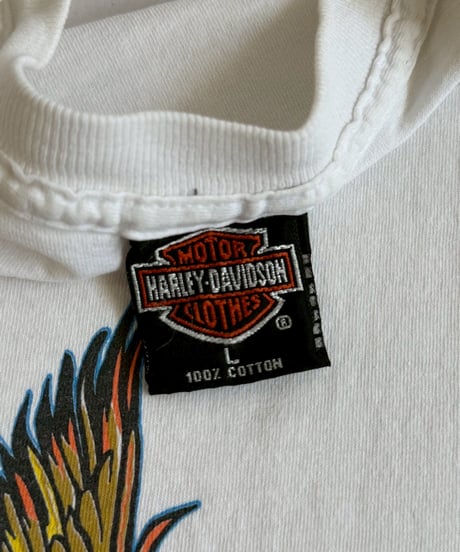 【USED】   Made in USA HARLEY- DAVIDSON Cut off Tank Top /250510-003