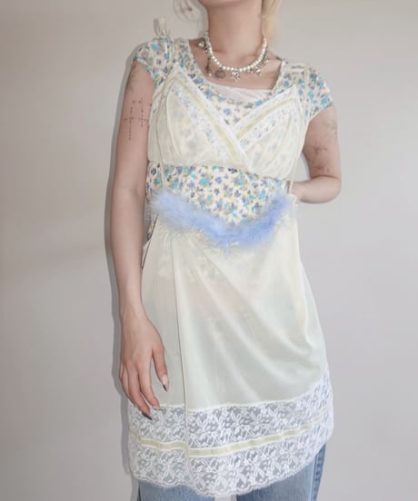 【RE;CIRCLE】CA MEETS UV  RE Camisole Bra Top + Camisole Top  / 250807-015