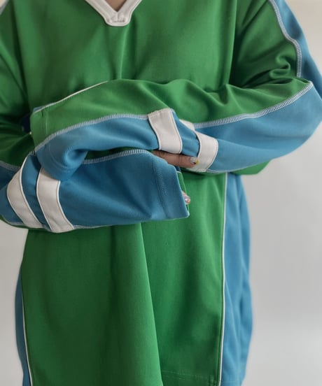 【USED】 Long Sleeved Soccer T-shirt / 220604-005