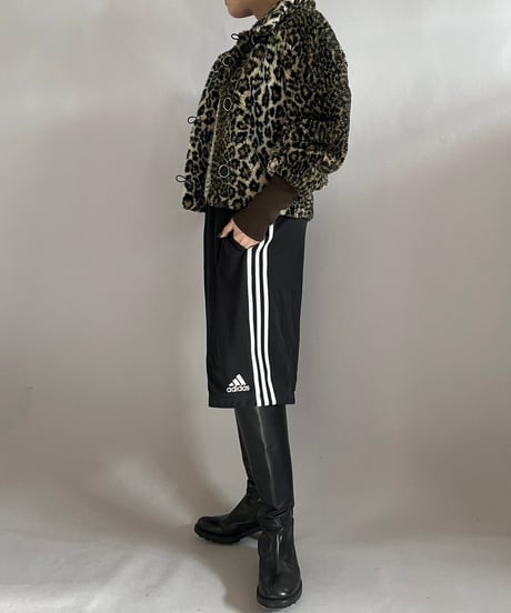 【USED】 Made in ITALY Leopard Patterned Fake Fur Jacket /241221-013