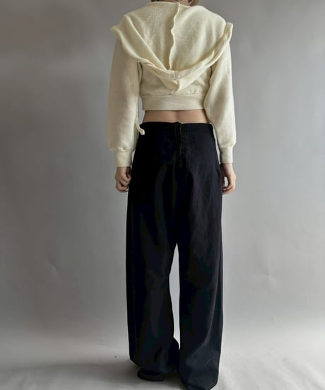 【RE;CIRCLE】 RE Hooded Acrylic Short Cardigan / 251016-006