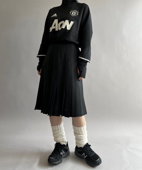 【USED】 Wool Pleats Skirt/ 240921-003
