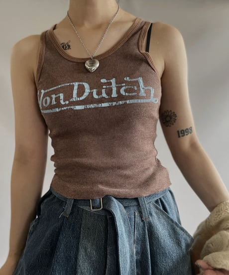 【USED】 Von Dutch Tank Top   / 230928-008