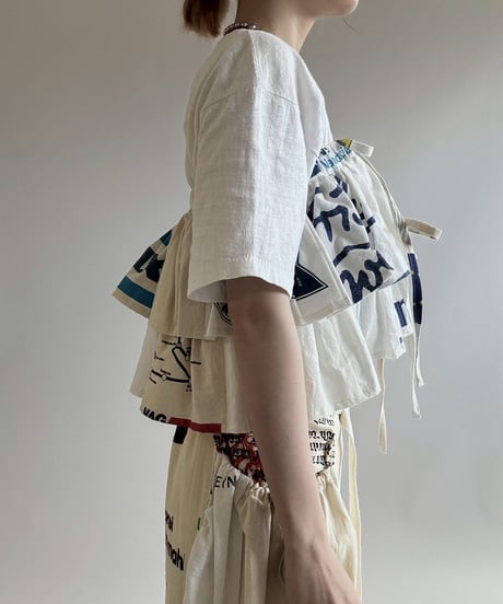【RE;CIRCLE】 Re Eco Bag Maki Skirt /  250626-016