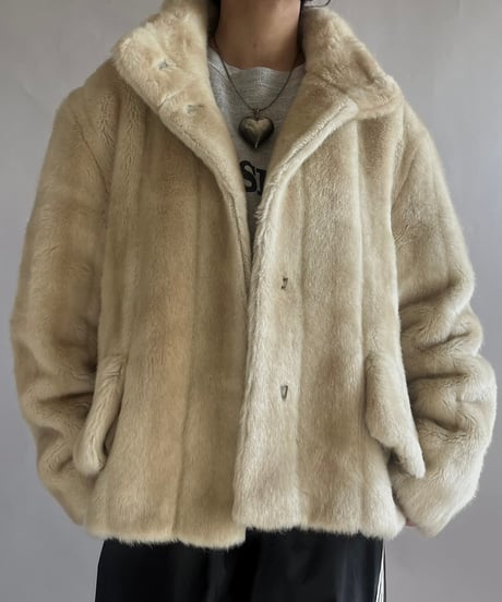 【USED】 Fake Fur Jacket /241221-003