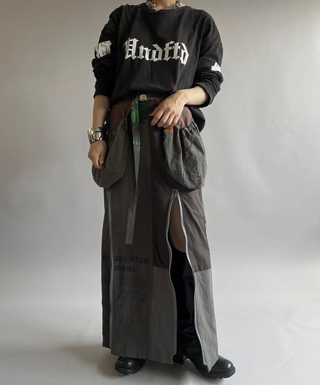 【RE;CIRCLE】RE Eco-Friendly Bag Belt Bag Skirt Glay / 240905-022