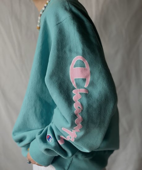 【USED】  Champion Reverse Weave Sweat LOGO/210516-007