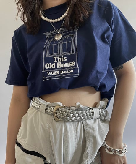 【USED】 Made in USA Hanes 80's  T-Shirt  /240608-030