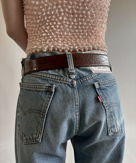 【USED】J Bush Hollywood Creathions Flare Denim Pants/250816-010
