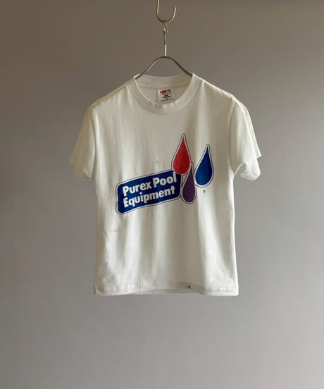 【USED】 RESIZED Made in USA Purex Pool Equipment T-Shirt / 260627-025