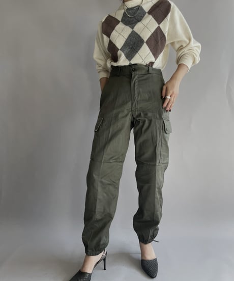 【USED】  Argyle Knit Sweater / 221112-007