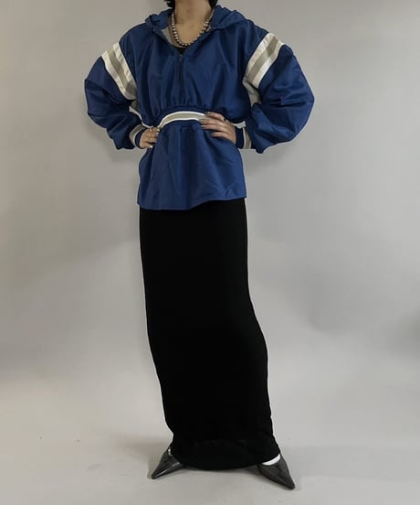 【RE;CIRCLE】 RE Nylon Peplum Top /  240229-003