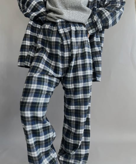【USED】 Joseph Lyman Checked Shirt + Pants Co-ord Set / 221224-008