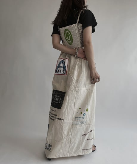 【RE;CIRCLE】 RE Eco-Friendly Bag Camisole One-piece / 220804-029