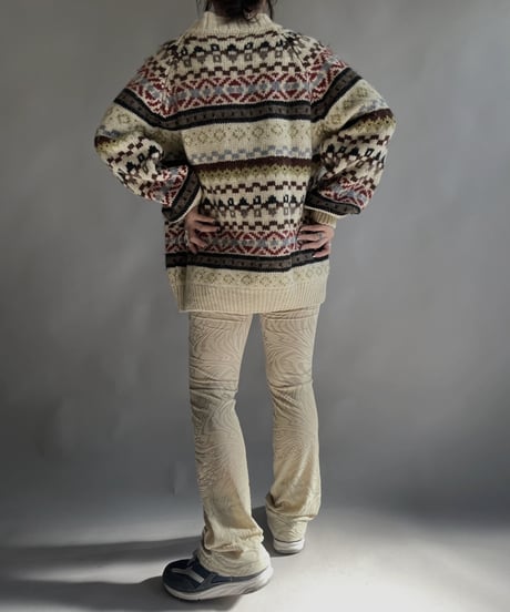 【USED】100% LANA Wool L/S Knit Top /240113-024