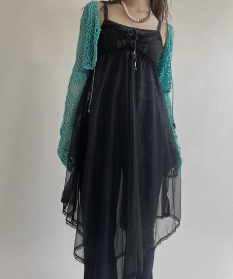 【USED】 See-through Camisole One-piece / 220430-015