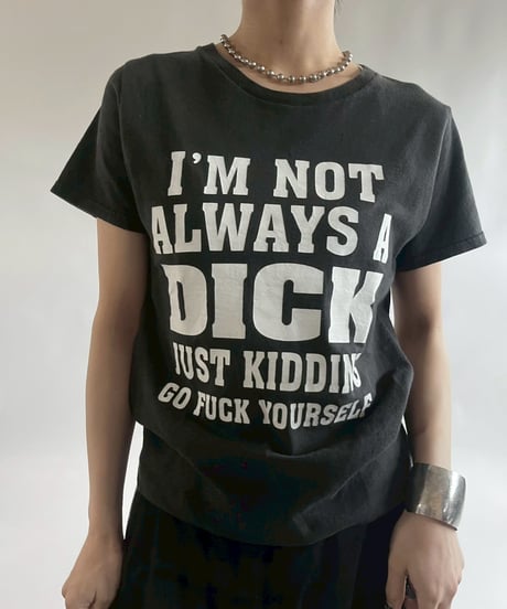 【USED】 RESIZED message T-Shirt / 250830-029