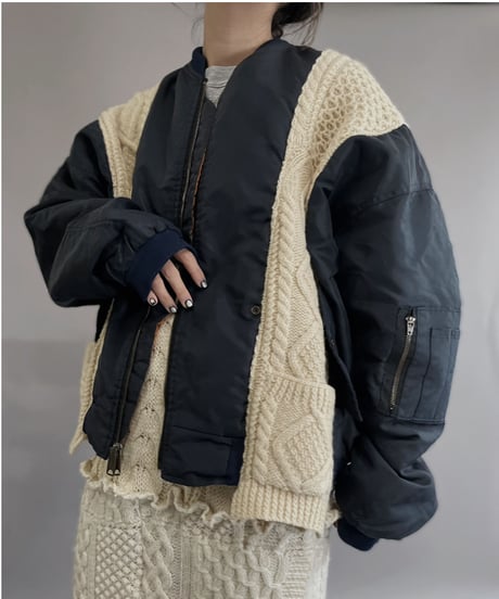 【RE;CIRCLE】 RE MA-1 Alan Docking Jacket / 221208-007