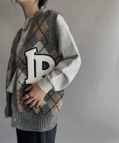 【RE;CIRCLE】 RE Wappen Wool Vest / 221103-003