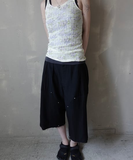 【RE;CIRCLE】 Re Embroidered Camisole Top  /  250724-024