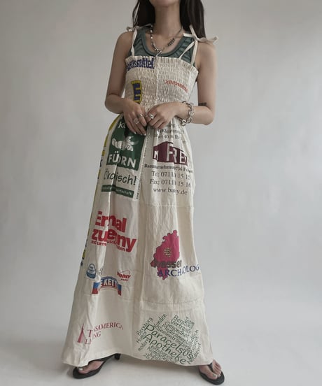 【RE;CIRCLE】 RE Eco-Friendly Bag Camisole One-piece / 220804-027
