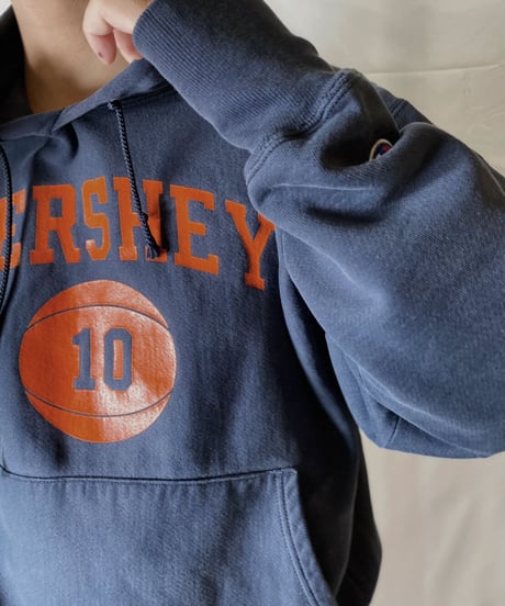 【USED】  Champion Reverse Weave Hoodie HERSHEY/210902-050
