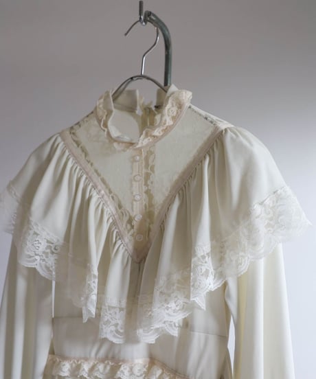 【USED】L/S Poly Dress ② / 220324-004