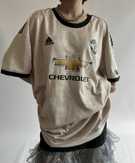 【USED】19~20's adidas Manchester United Soccer Shirt / 250712-018