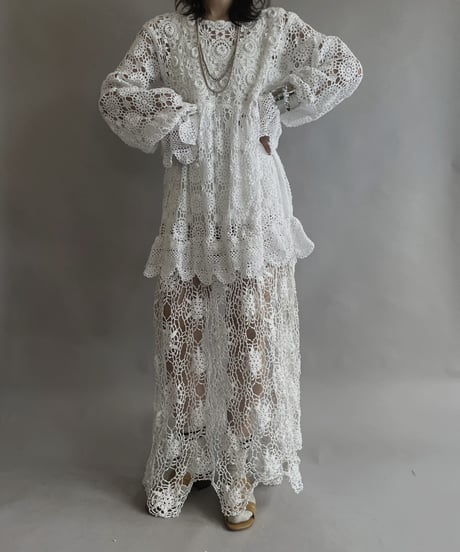 【RE;CIRCLE】 RE Crochet Lace One-piece / 230504-003