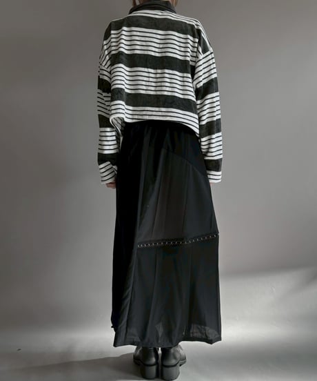 【RE;CIRCLE】 RE Suit Asymmetry Long Skirt / 260129-011