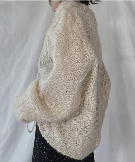 【USED】    Mohair Knit Top/211216-014