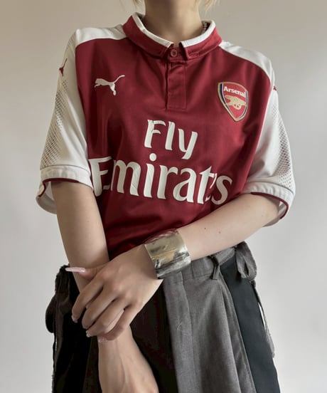 【USED】17~18's Puma Arsenal Soccer Shirt / 250712-020