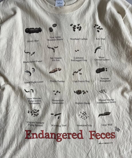 【USED】 GILDAN Endangered Feces T-Shirt/ 240429-029