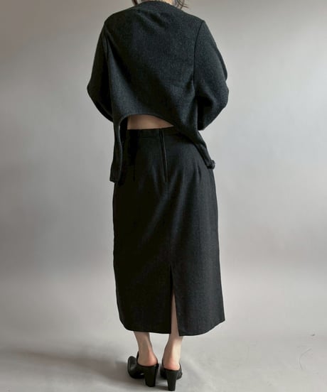 【RE;CIRCLE】 RE Deformed Acrylic Cardigan / 260312-002